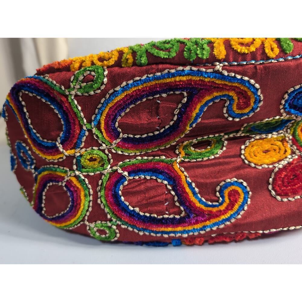 Shambala Shoulder Bag Handcrafted Indian Art Rajasthani Boho Elephant Unique - Picture 5 of 9